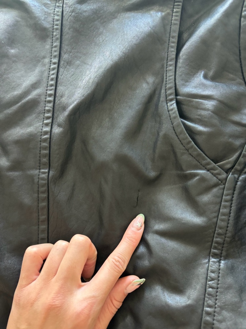 Mackage Black Leather Jacket - Picture 5 of 5